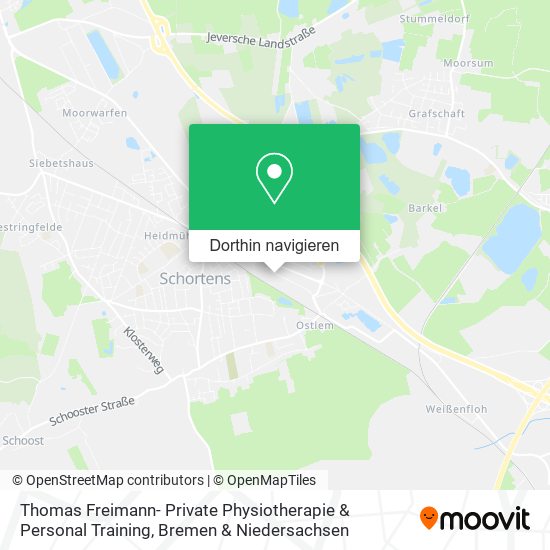 Thomas Freimann- Private Physiotherapie & Personal Training Karte