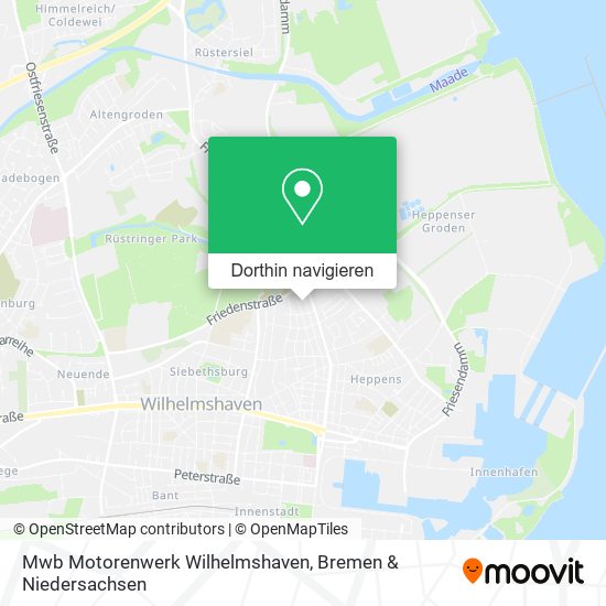 Mwb Motorenwerk Wilhelmshaven Karte