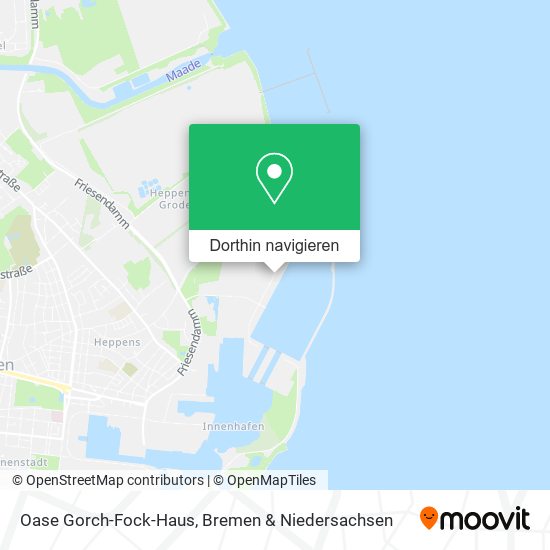 Oase Gorch-Fock-Haus Karte