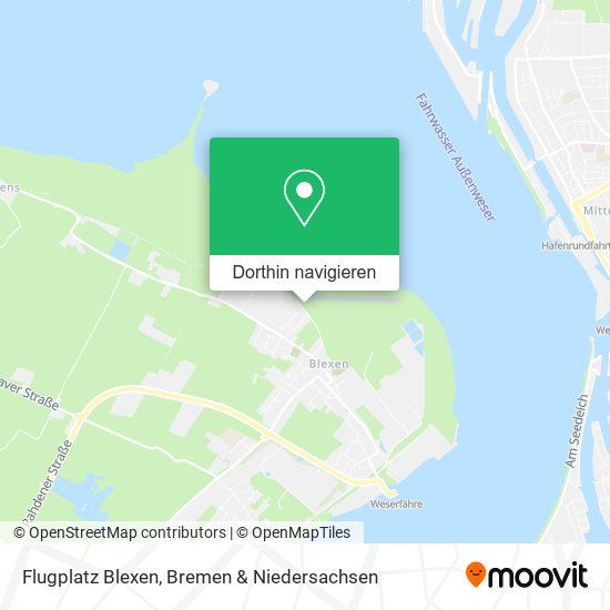Flugplatz Blexen Karte