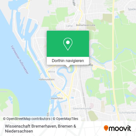 Wissenschaft Bremerhaven Karte