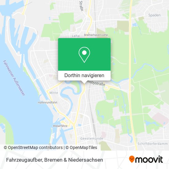 Fahrzeugaufber Karte