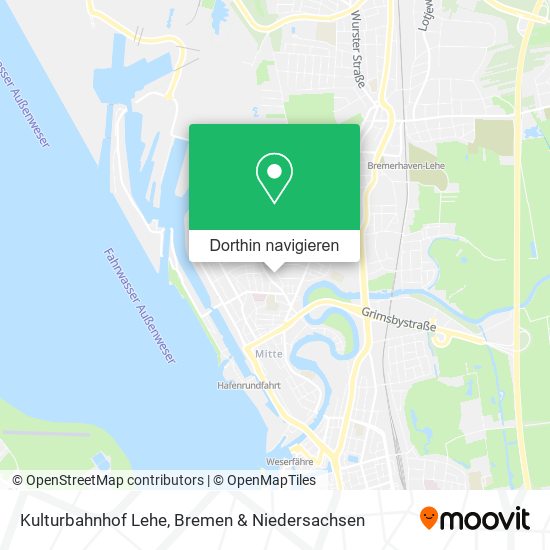 Kulturbahnhof Lehe Karte
