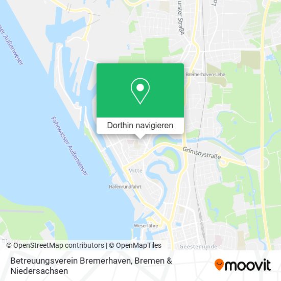 Betreuungsverein Bremerhaven Karte