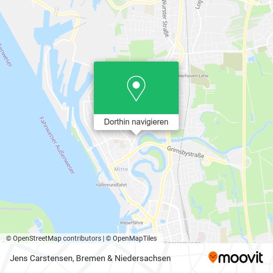 Jens Carstensen Karte