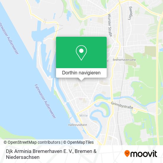 Djk Arminia Bremerhaven E. V. Karte