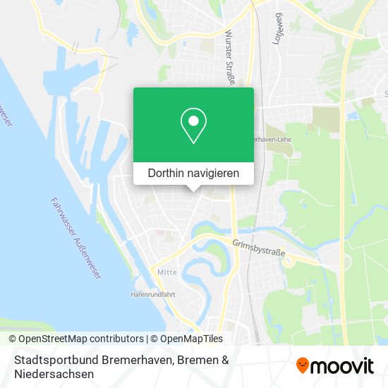 Stadtsportbund Bremerhaven Karte
