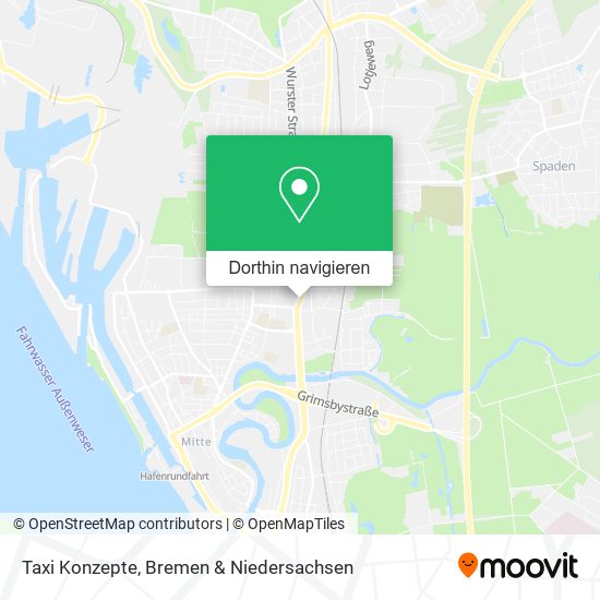 Taxi Konzepte Karte