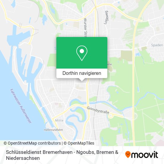 Schlüsseldienst Bremerhaven - Ngoubs Karte
