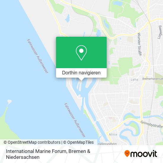 International Marine Forum Karte