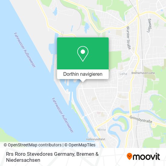 Rrs Roro Stevedores Germany Karte