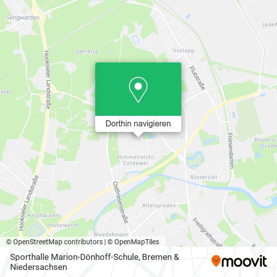 Sporthalle Marion-Dönhoff-Schule Karte