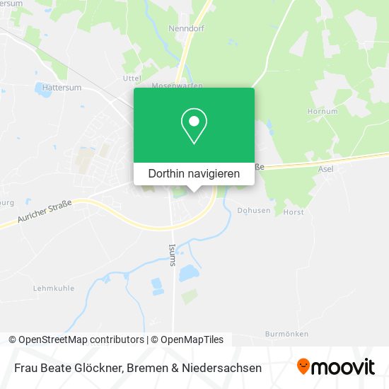 Frau Beate Glöckner Karte