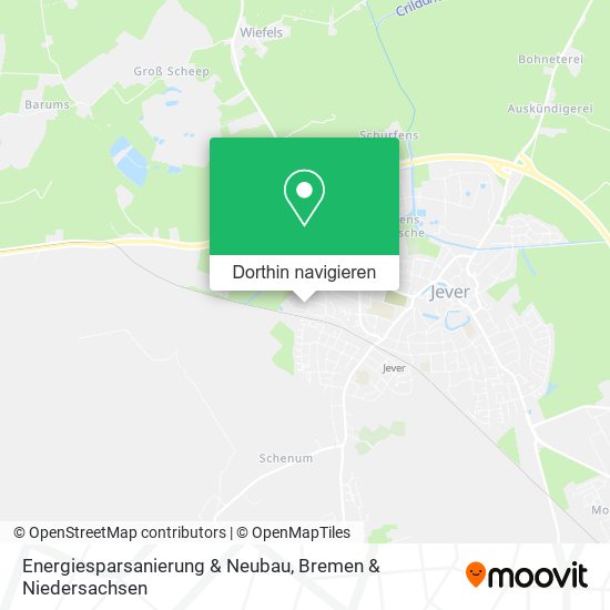 Energiesparsanierung & Neubau Karte