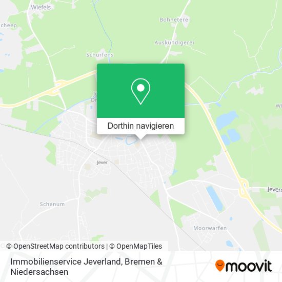Immobilienservice Jeverland Karte