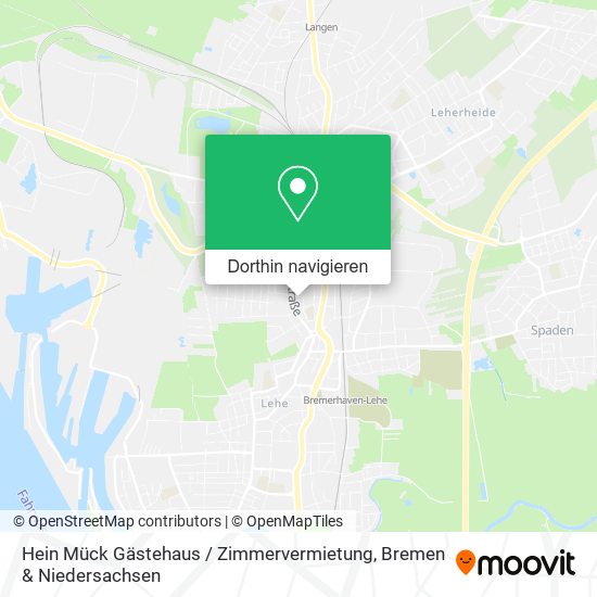 Hein Mück Gästehaus / Zimmervermietung Karte