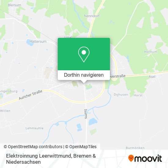 Elektroinnung Leerwittmund Karte