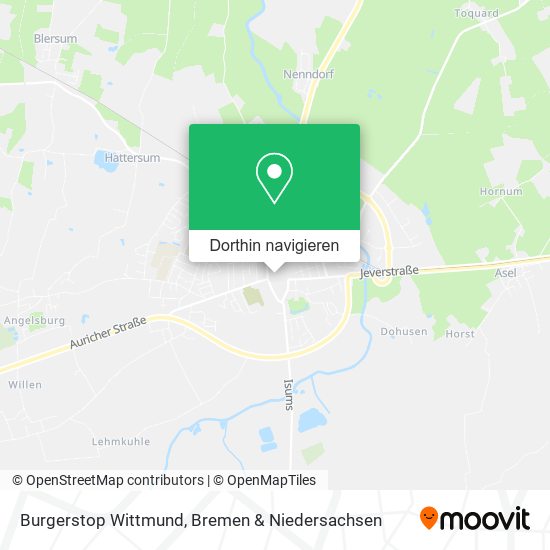 Burgerstop Wittmund Karte