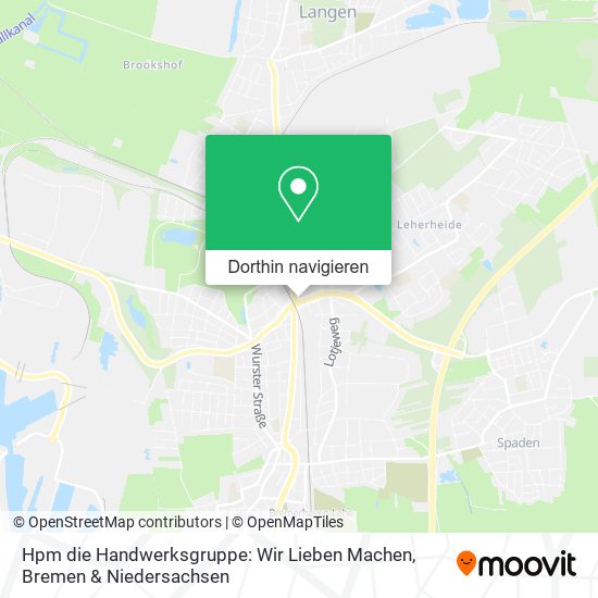Hpm die Handwerksgruppe: Wir Lieben Machen Karte