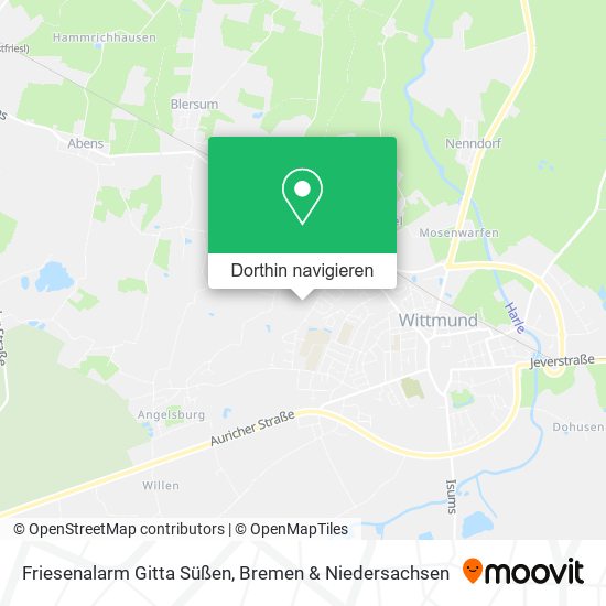 Friesenalarm Gitta Süßen Karte