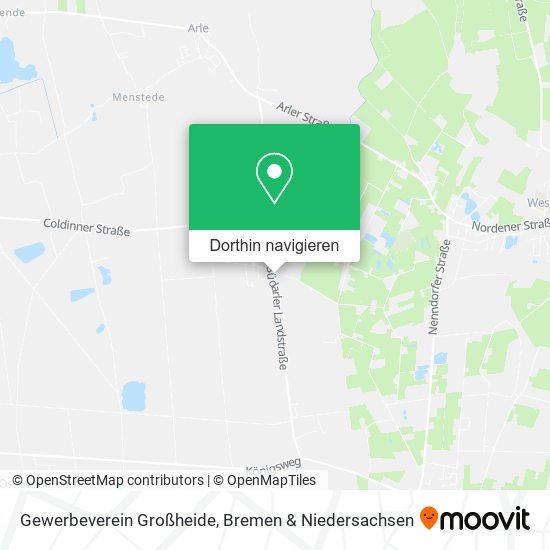 Gewerbeverein Großheide Karte
