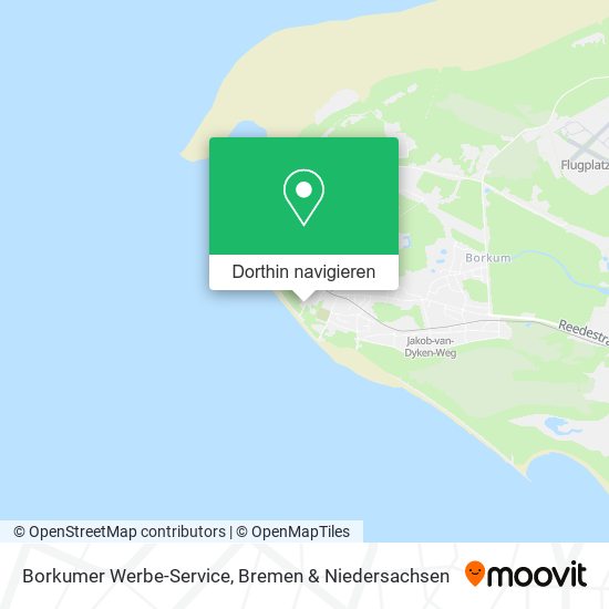 Borkumer Werbe-Service Karte
