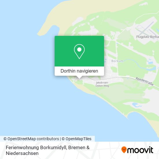 Ferienwohnung Borkumidyll Karte