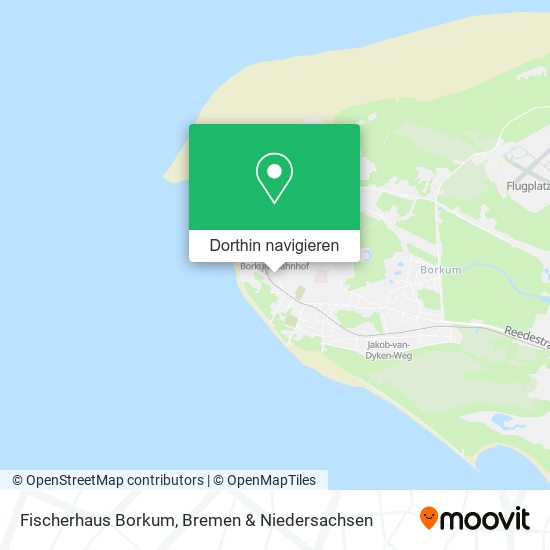 Fischerhaus Borkum Karte