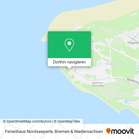 Ferienhaus Nordseeperle Karte