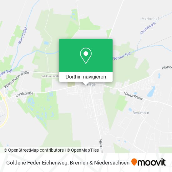 Goldene Feder Eichenweg Karte