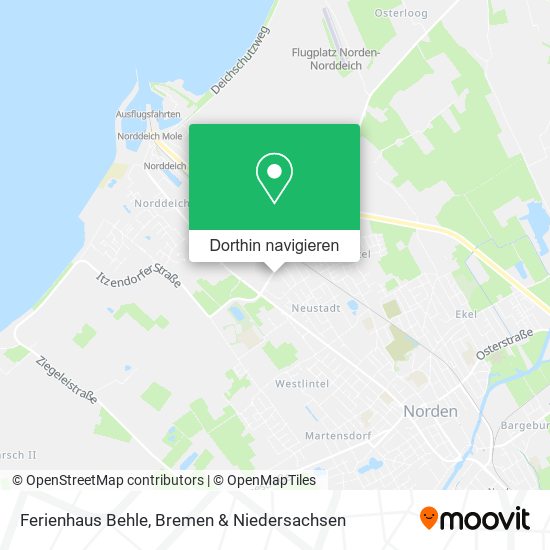 Ferienhaus Behle Karte
