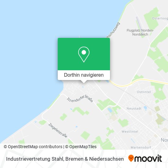 Industrievertretung Stahl Karte