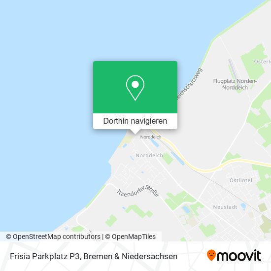 Frisia Parkplatz P3 Karte