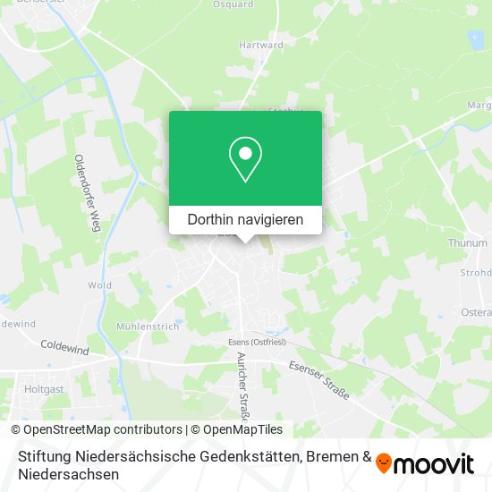 Stiftung Niedersächsische Gedenkstätten Karte