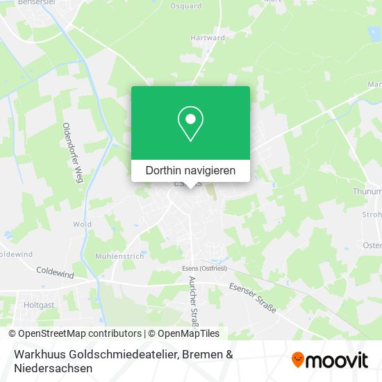 Warkhuus Goldschmiedeatelier Karte
