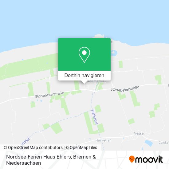 Nordsee-Ferien-Haus Ehlers Karte
