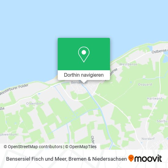 Bensersiel Fisch und Meer Karte