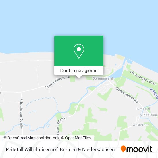 Reitstall Wilhelminenhof Karte