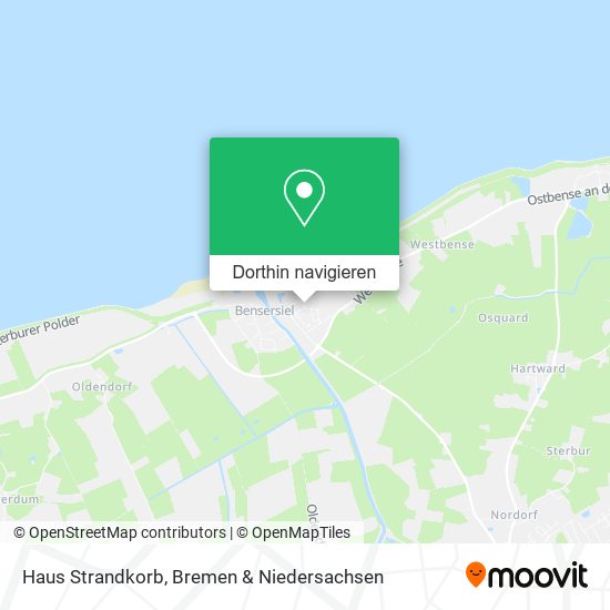 Haus Strandkorb Karte