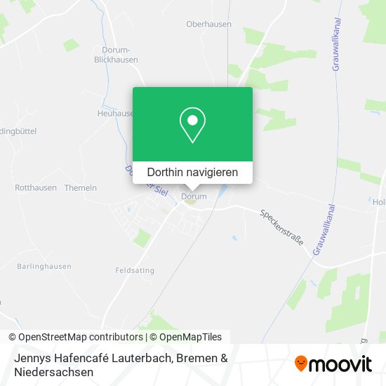 Jennys Hafencafé Lauterbach Karte