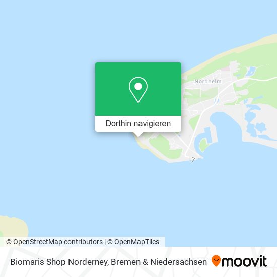 Biomaris Shop Norderney Karte