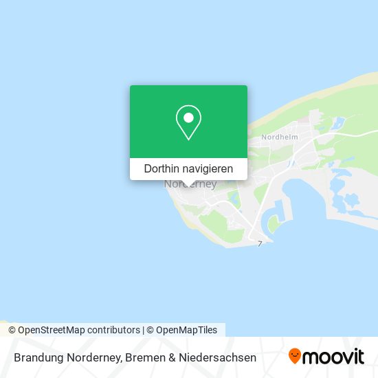 Brandung Norderney Karte