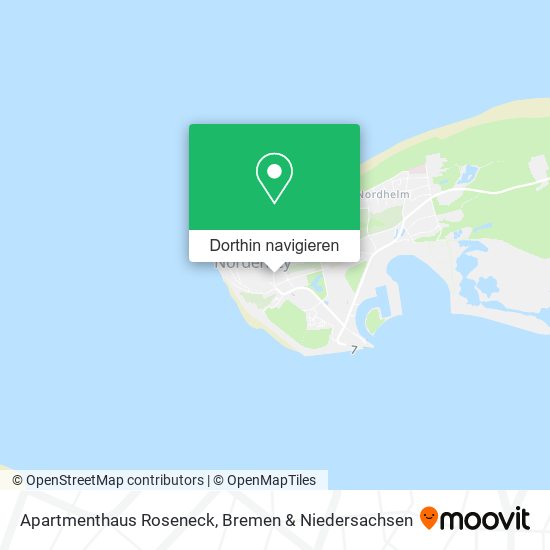 Apartmenthaus Roseneck Karte