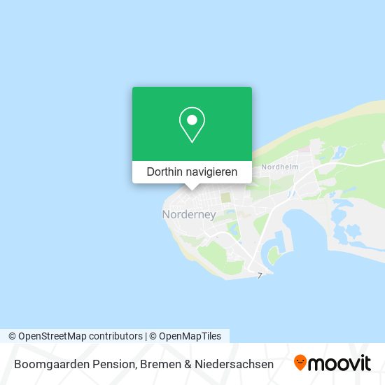 Boomgaarden Pension Karte