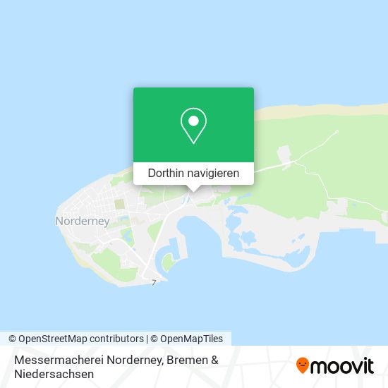 Messermacherei Norderney Karte