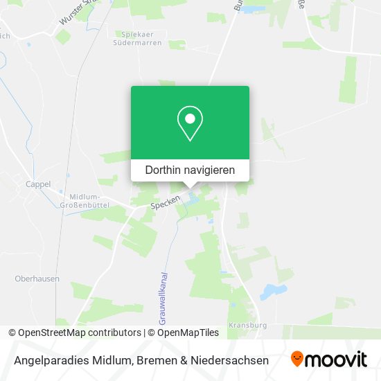 Angelparadies Midlum Karte