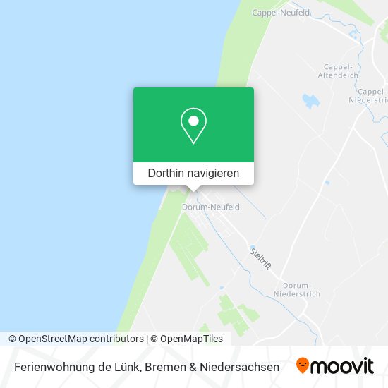Ferienwohnung de Lünk Karte
