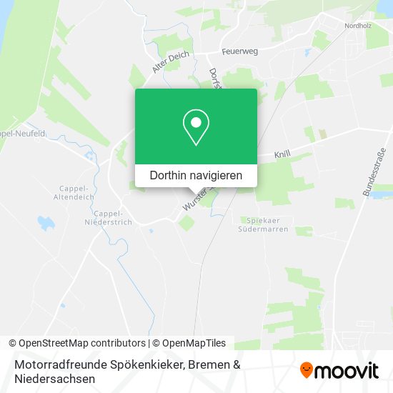 Motorradfreunde Spökenkieker Karte