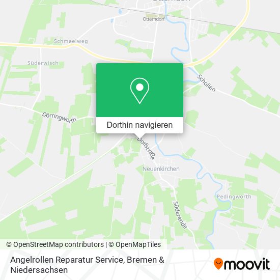 Angelrollen Reparatur Service Karte