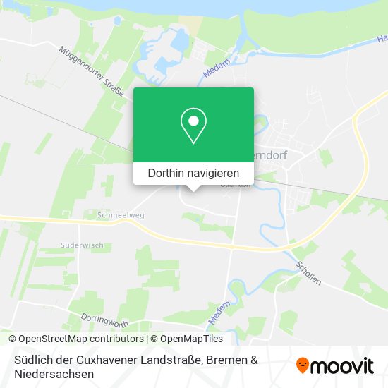 Südlich der Cuxhavener Landstraße Karte